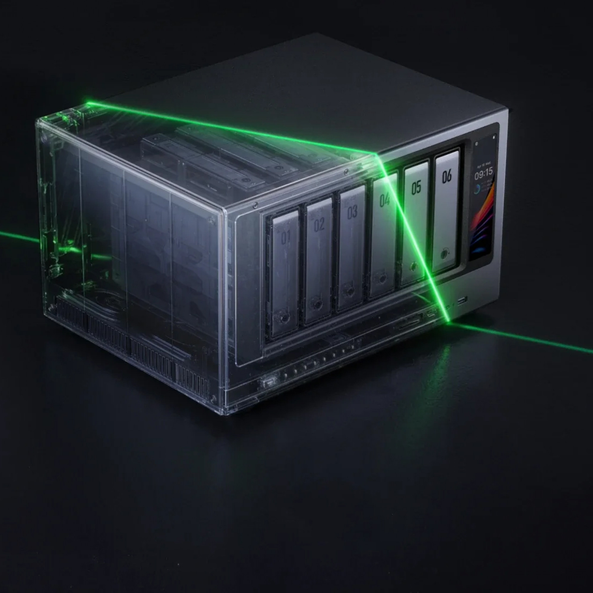 Мережеве сховище з функціями штучного інтелекту UGREEN AI NAS iDX6011 32GB RAM